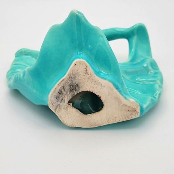 Vintage Monrovia Walker California Pottery Dancing Lady Aqua Blue Figurine - Picture 6 of 14